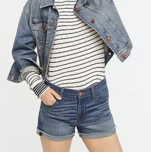 J.Crew Merrill Wash Denim Cuffed Shorts. Women's Size: 25